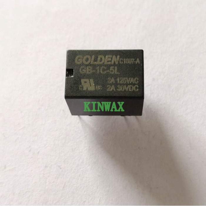全新原装GOLDEN信号继电器 GB-1C-5L 一开一闭 3A 6脚 DC5V