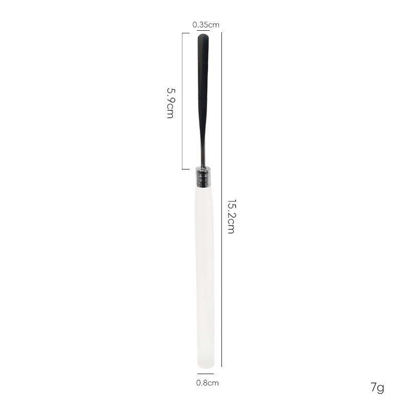 Palillo de pegamento de madera de uñas nuevo esmalte de uñas japonés pegamento color mezcla palo arte de uñas agitación palo fototerapia pegamento herramienta de ajuste