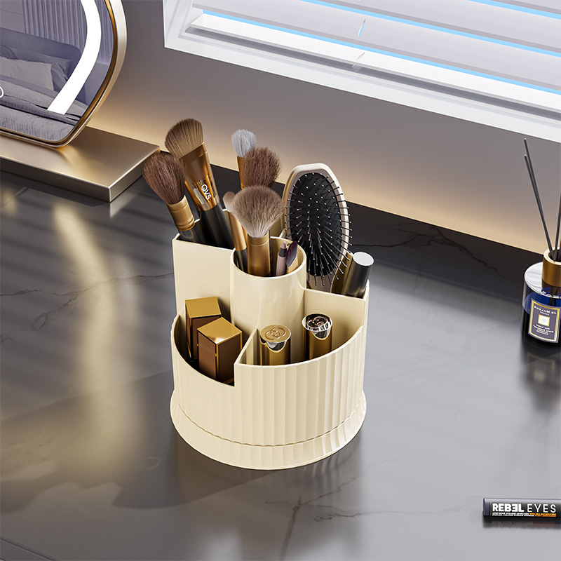Caja de almacenamiento de cosméticos de alta calidad escritorio梳妆台 baño lápiz labial productos de cuidado de la piel estante caja de maquillaje
