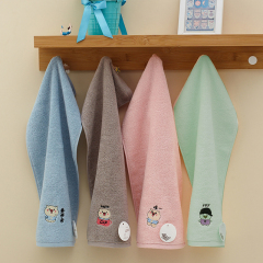 【4條裝】兒童小毛巾純棉小學生洗臉面巾柔軟吸水洗澡巾家用王金