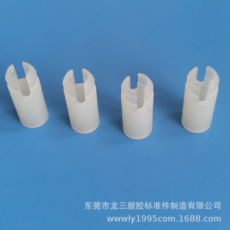 龙三塑胶厂供应 PC板隔离柱SS-12L尼龙塑胶绝缘柱白色