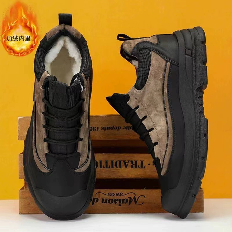 Ботинки‑анкл (Martens) GT-368, с плюшевой подкладкой, тёплые и противоскользящие, размеры 39–44
