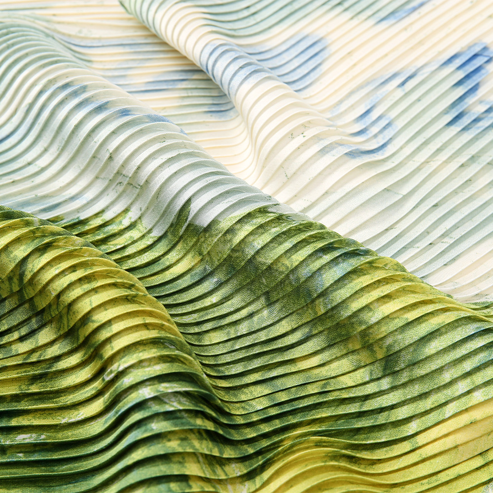 Trendy Cool Design Sense 70 Bufanda de seda arrugada Bufanda cuadrada pequeña Bufanda profesional de alta calidad sin colisión Bufanda plisada al por mayor