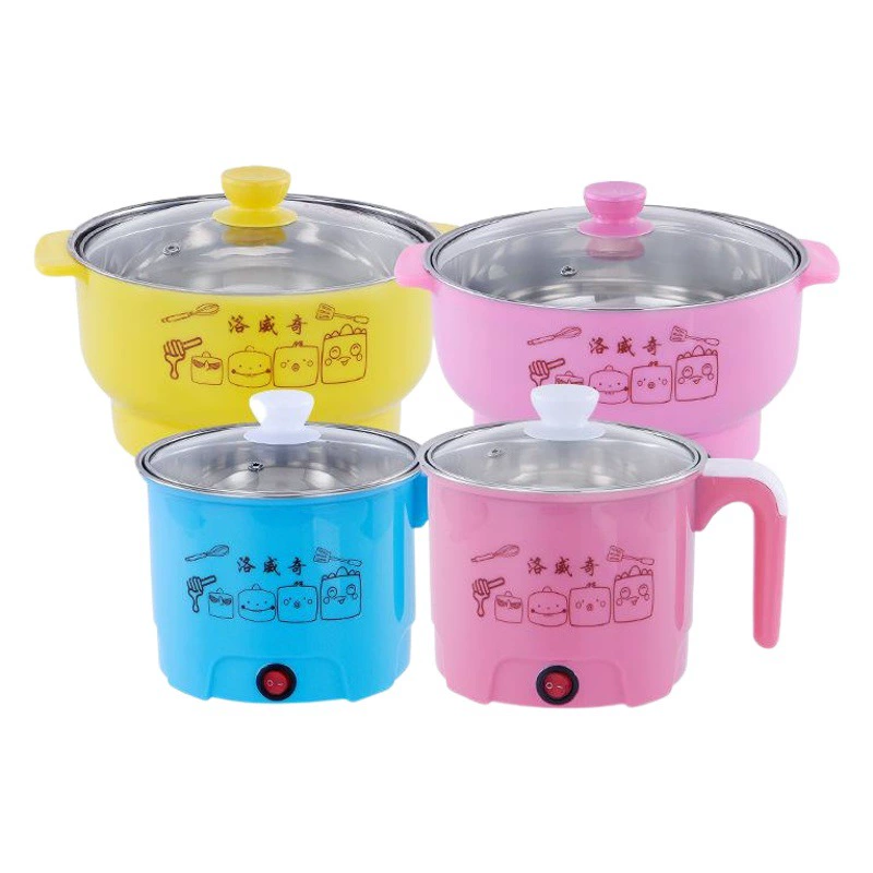 Электрический горячий горшок из нержавеющей стали на вынос Электрический горшок Бытовой коммерческий общежитие Горшок для лапши Горячий горшок Пищевой супермаркет Можно добавить логотип