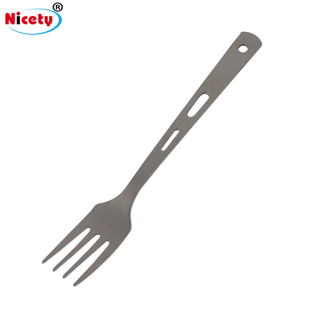 Outdoor Pure Water Cookware, Titanium Camping Cup With Foldable Handle, Single-layer Drinking Cup, Portable_voghion.com