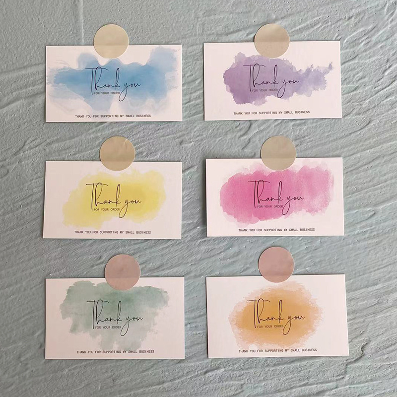 In-Stock Cross-Border Wholesale Amazon Business Thank You Cards, Gift Card Packages, Envelopes, and Cards in English