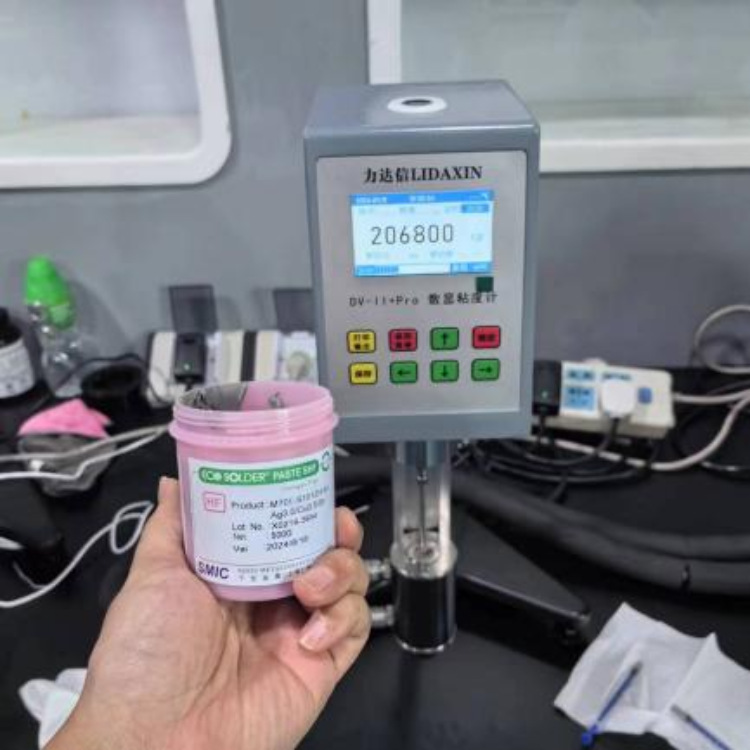 力达信HBDV-II+SSA锡膏粘度计锡膏粘稠度检测仪