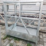 电动吊篮可移动折叠副框带滑轮单人吊框定制 电动吊篮配件副框