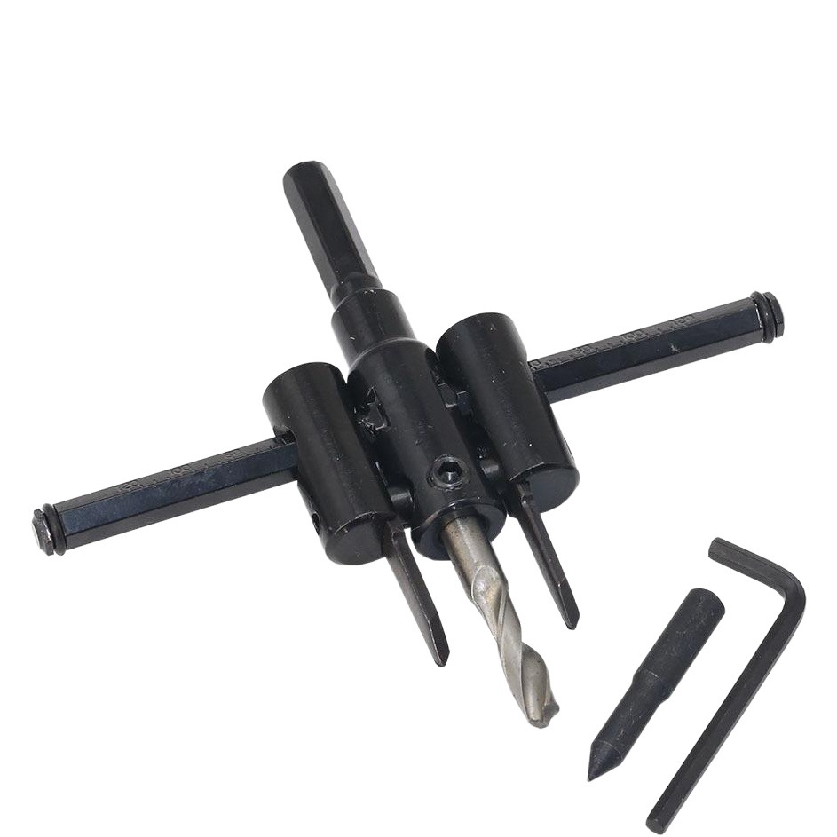 DIY ajustable modelo de vuelo agujero abridor de audio escariador de madera de plástico proyector agujero integrado agujero de techo abridor