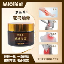 鸸鹋油膏鸵鸟油按摩霜发热膏按摩膏批发有备案厂家供应鸸鹋油霜
