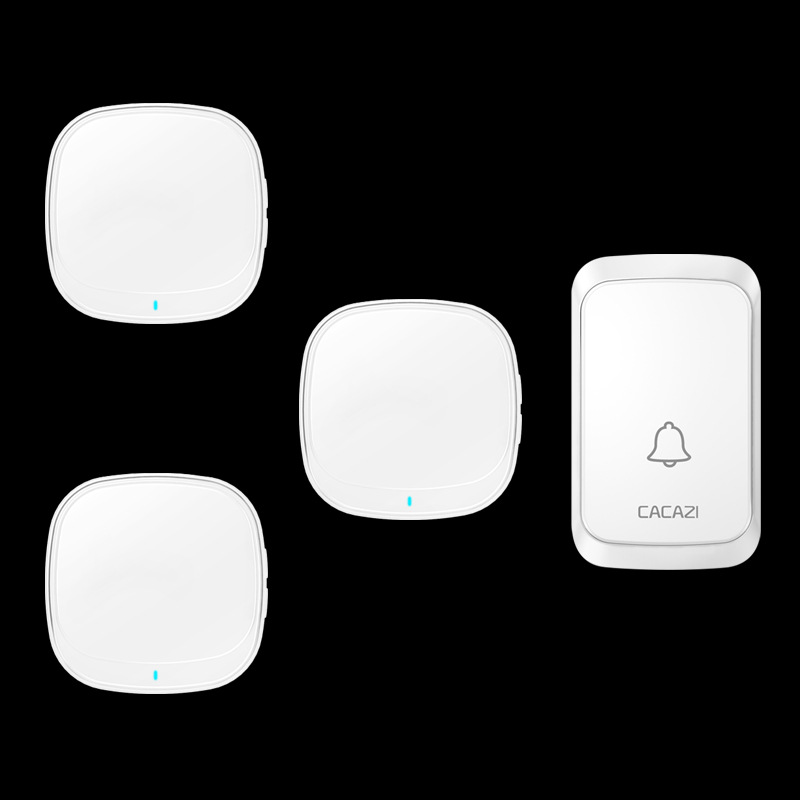 家用无线门铃一拖三老人呼叫器智能门铃音乐叮咚数码遥控USB门铃