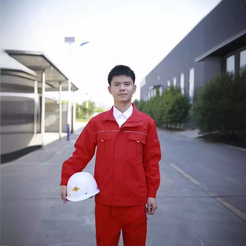 純綿作業服スーツメンズトップススタンドカラー耐摩耗性作業服秋冬綿厚手耐熱溶接作業員労働保護服|undefined