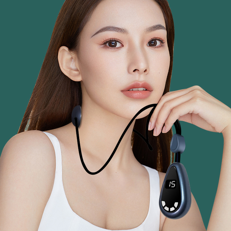 New Pendant Cervical Spine Massager Mini Neck Hanging Neck Massager Hot Compress Pulse Shoulder and Neck Physiotherapy Instrument Neck Protection Instrument