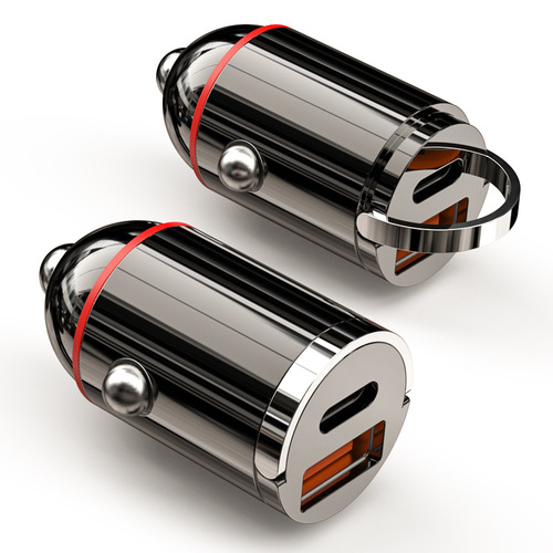 New Car PD 3.0 Fast Charging Multi-function Cigarette Lighter Mini Pull Ring Hidden 65W Flash Charger Car Charger