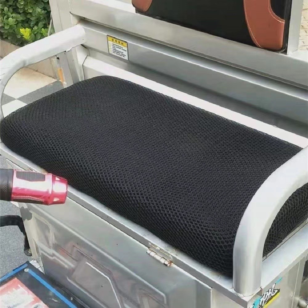 Electric tricycle seat cushion cover four seasons universal double-layer thickened sunscreen breathable pull goods battery car heat insulation seat cushion cover