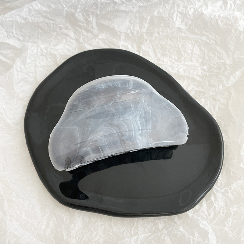 Gran clip de tiburón esmerilado acrílico simple horquilla tocado volumen gran horquilla de alto grado accesorios para el cabello al por mayor