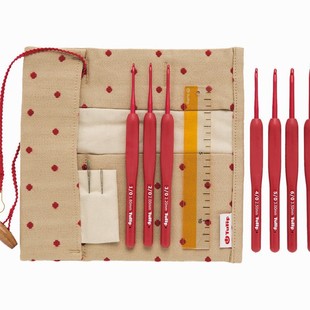 ETIMO Red Crochet Set Red Tulip TED001 �V�u�tɺ���h����b