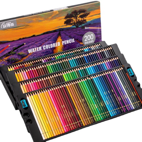 Oboshang OBOS professional colored pencil 72-color oil-based color brush hand-painted sketch painting water-soluble colored pencil