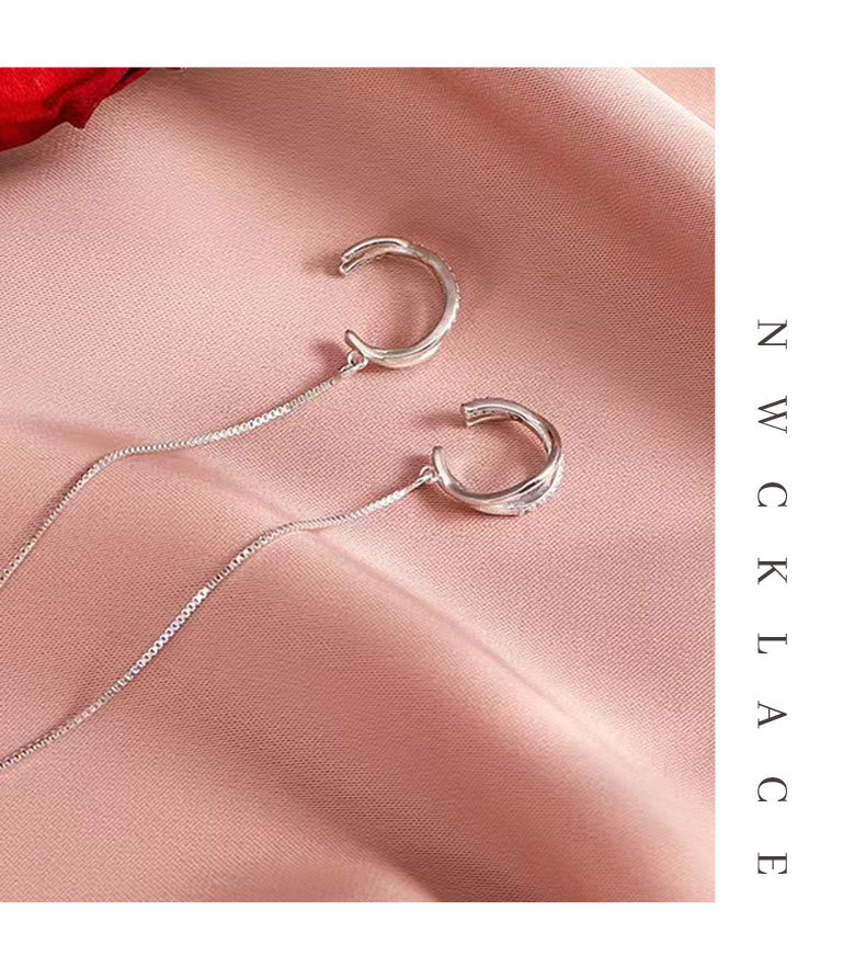 5g Weight Ear Cuffs Classification 1 Pair Quantity 1 Pair 925 Sterling Silver Geometric Ear Cuffs