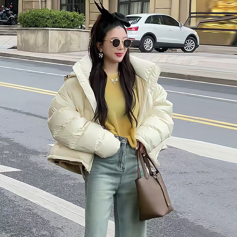 十三行冬季新款加厚保暖韩版棉服外套短款面包服棉衣女装批发货源|undefined