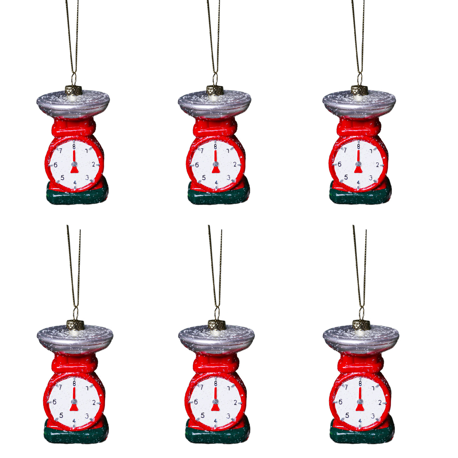 Colgante navideño transfronterizo decoraciones navideñas adornos de plástico navideños regalos para niños 6 paquetes al por mayor