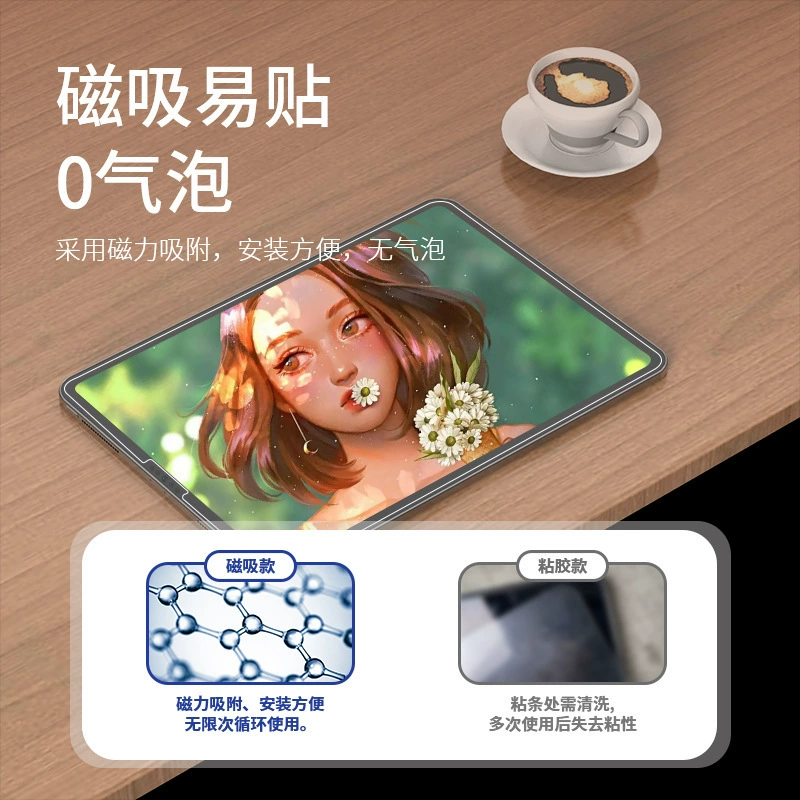Применимый магнитный бумажный защитный слой для iPad 10.2 Pro 11 планшета с защитной пленкой для письма и рисования AIR5 демонтажная пленка
