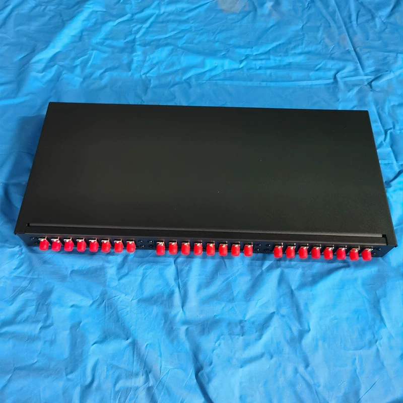 24-портовый волоконно-оптический терминальный блок для монтажа в стойку 24-жильная холоднокатаная пластина ODF волоконно-оптический кабель волоконно-оптический блок распределительная рамка для волоконно-оптических кабелей полностью оборудована
