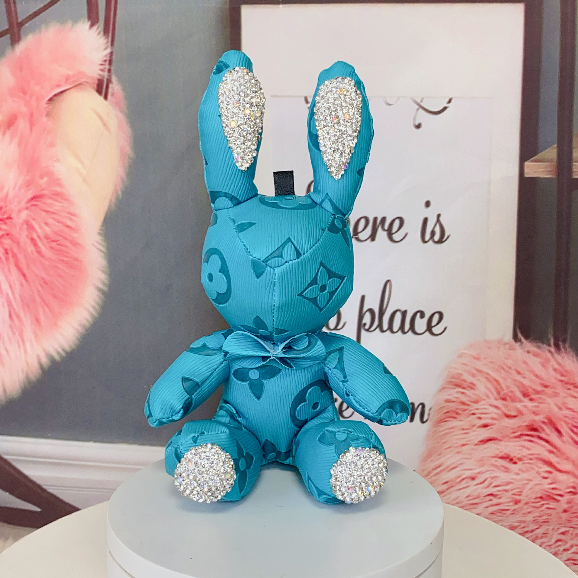 푸른 토끼 15cm 다이아몬드