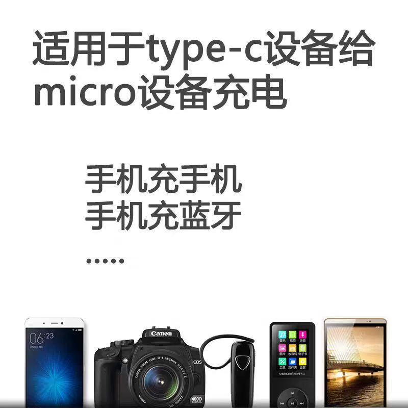 Кабель Type‑C ↔ micro USB для зарядки и передачи данных, быстрый заряд для Android, адаптер micro B ↔ Type‑C
