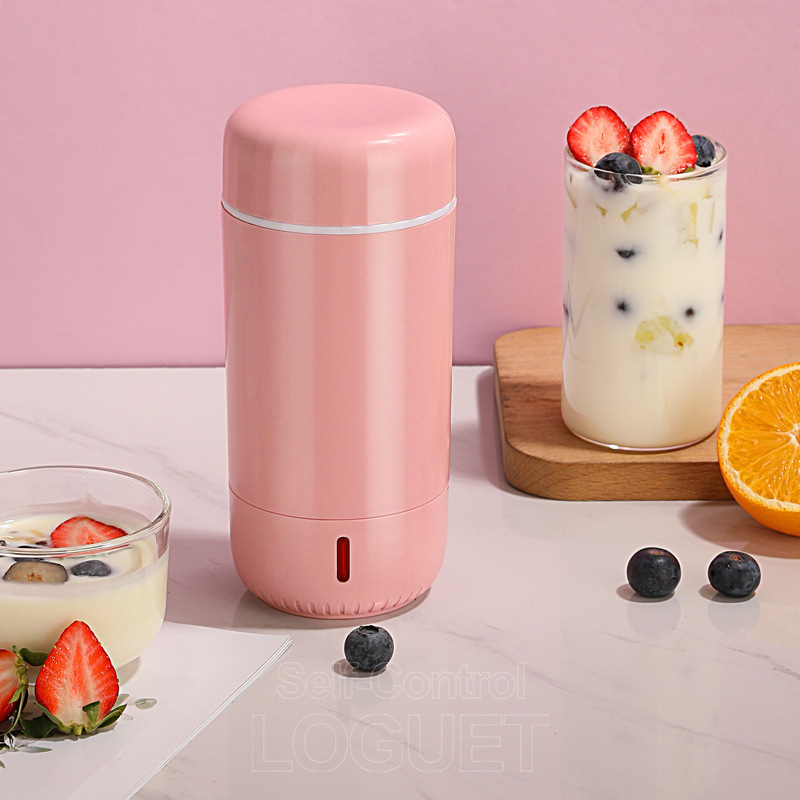 Manufacturer's mini yogurt machine, small fully automatic portable homemade yogurt cup with glass inner container Manufacturer's mini yogurt machine, small fully automatic portable homemade yogurt cup with glass inner container