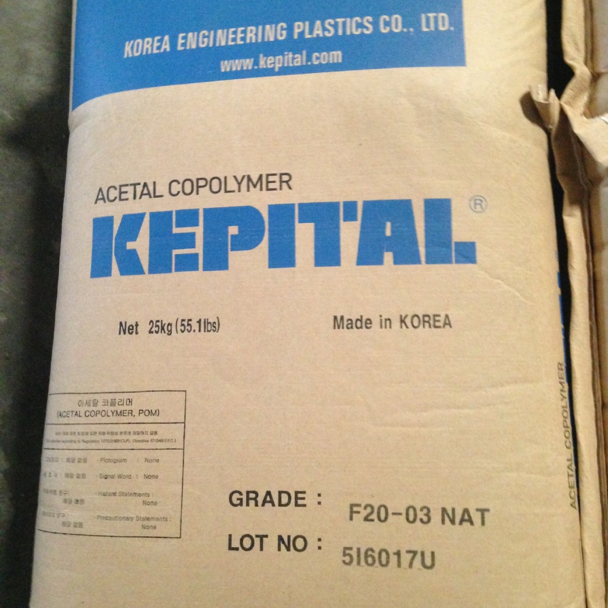 通用级聚甲醛 POM 韩国工程塑料 F20-03 增韧耐高温赛钢料 耐老化