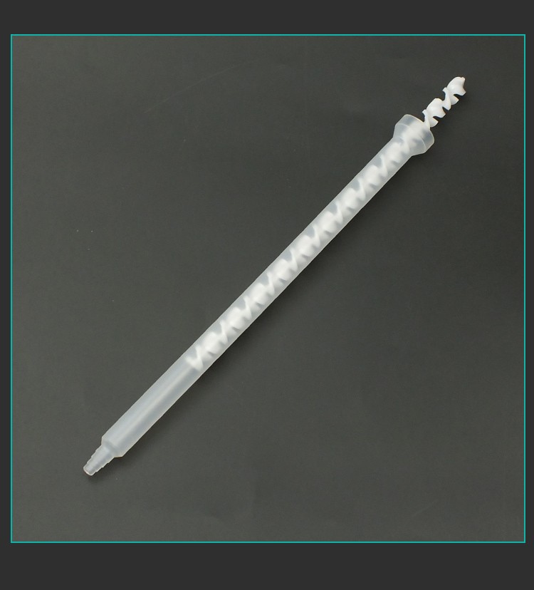 MC9.3-24 two-liquid two-component AB static mixing tube round mouth filling glue dispensing glue mixing nozzle dad mouth spiral tube