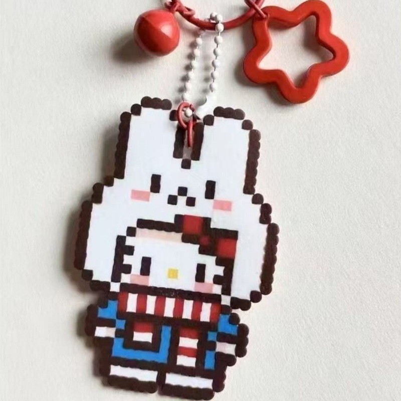 かわいいぬいぐるみ漫画 kt 猫ペンダントスクールバッグバッグペンダント人形人形キーホルダー多用途友人へのギフト|undefined