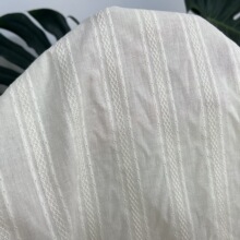夏季薄款纱罗提花布 全棉提花 轻盈女装衬衣 连衣裙 条纹童装提花