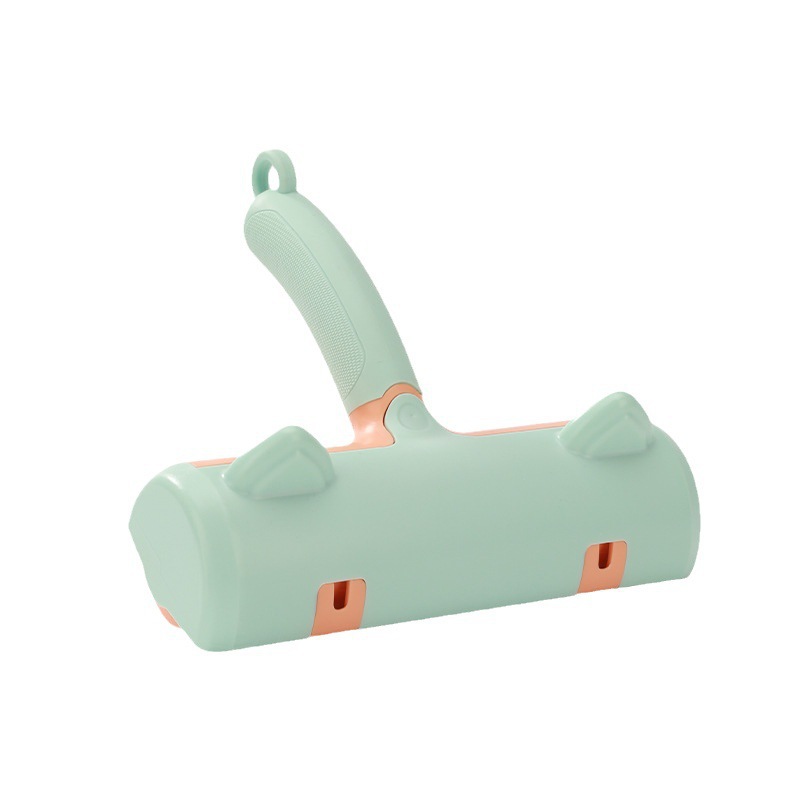 Colgando antideslizante mango oreja de gato cepillo de eliminación de pelo pegajoso traje de rodillo al por mayor hoja de cama cepillo de rodillo de eliminación de pelo lavable