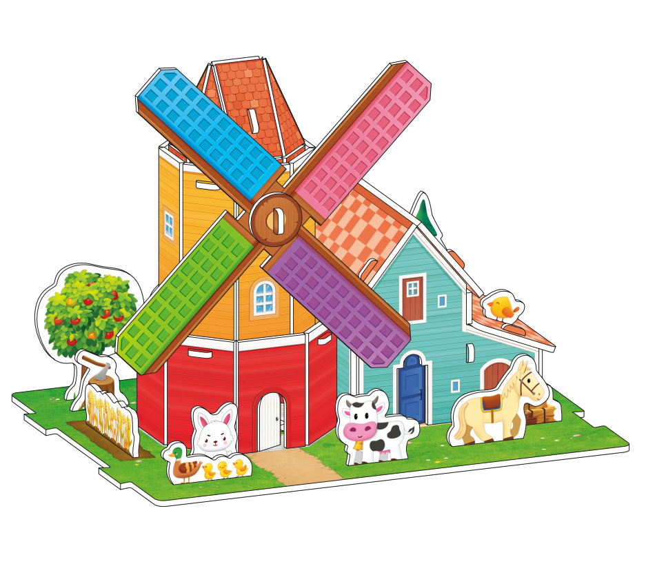 3D rompecabezas tridimensional juguetes educativos espuma de papel hecho a mano casa Coche forma puesto 61 regalo medio