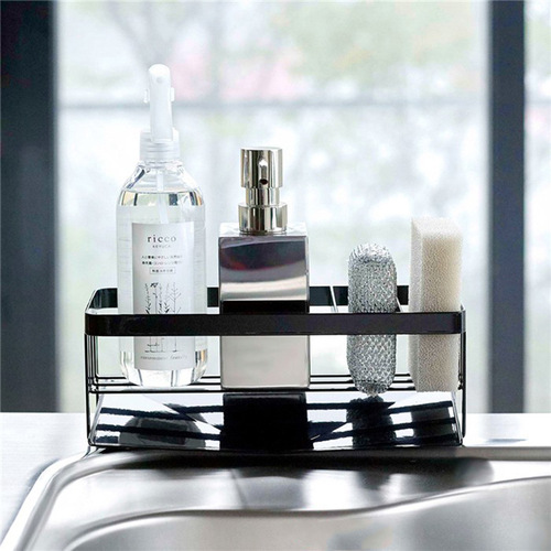 Kitchen window sill item shelf surface sink sponge drain rack cloth dishcloth storage rack household sponge drain rack
