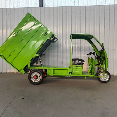 Electric Three-Wheel Garbage Collection Elektrik zibil maşınları