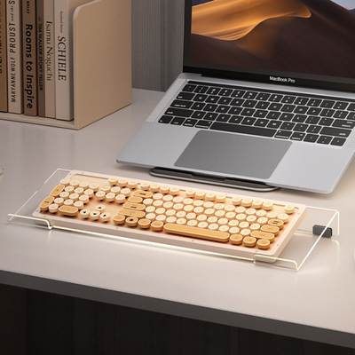 Winsu Bracket Keyboard Yak Heightening Bracket Ornament Tray Tilt Desktop Computer Desk Transparent Office