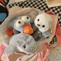 Cute plush capacious cartoon pencil case for students, for secondary school