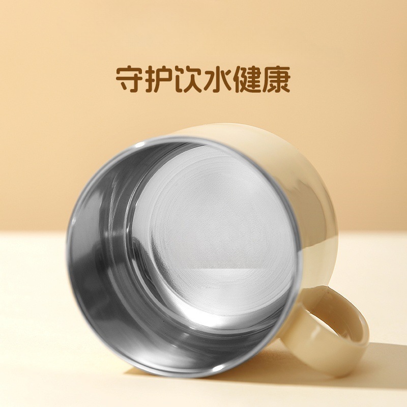 马克杯多款选择不锈钢咖啡杯防摔带盖防尘双层防烫宿舍家用办公用|undefined