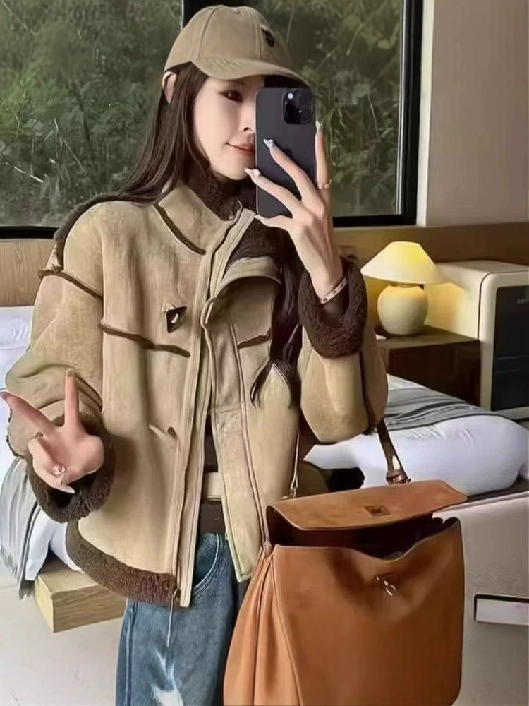 Демисезонная утепляющая куртка для отдыха, Velvet, 25 лет, увеличенная толщина