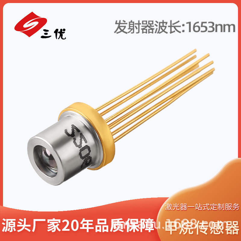 甲烷气体传感器CH4 1653nm DFB激光器光学发射光器光电激光二极管