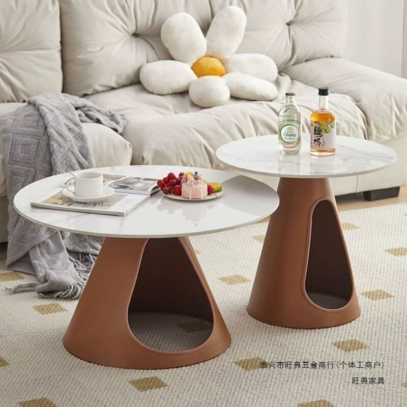 Cat and Dog Bed, Pet Coffee Table, Small Apartment Simple Round Creative Side Table, Light Luxury Slate Coffee Table for Living Room Home Use Cat and Dog Bed, Pet Coffee Table, Small Apartment Simple Round Creative Side Table, Light Luxury Slate Coffee Table for Living Room Home Use