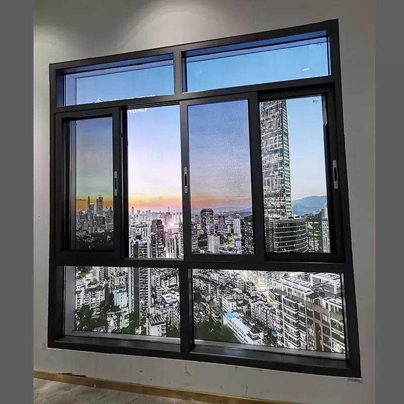 供应135三轨断桥推拉窗 铝合金封阳台 阳台隔断窗断桥推拉窗