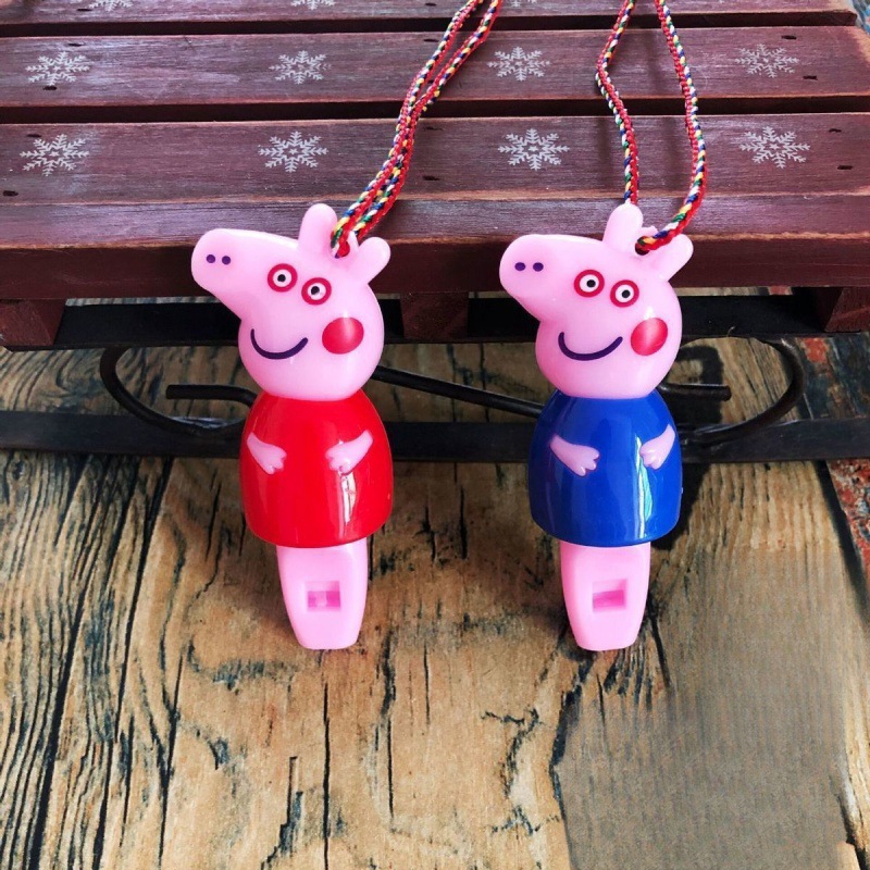 2pcs/Peppa Pig [다채로운 끈 보내기/빛나게 할 수 있음]
