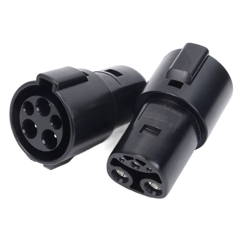 Адаптер для зарядки Tesla американского стандарта, переходник с американского стандарта на зарядку Tesla, адаптер Tesla