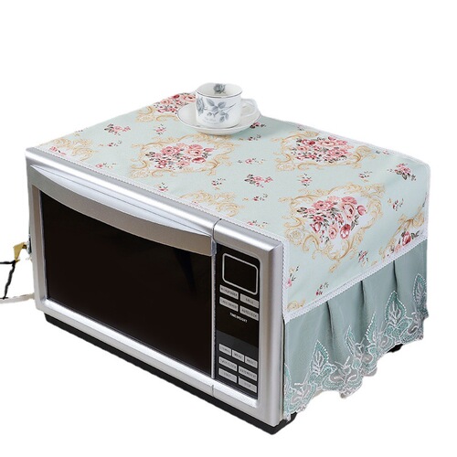 Microwave oven cover dust cover cover towel lace oven cover Midea Galanz cover cloth