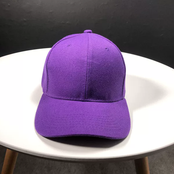 B13101 light plate i solid color baseball cap purple