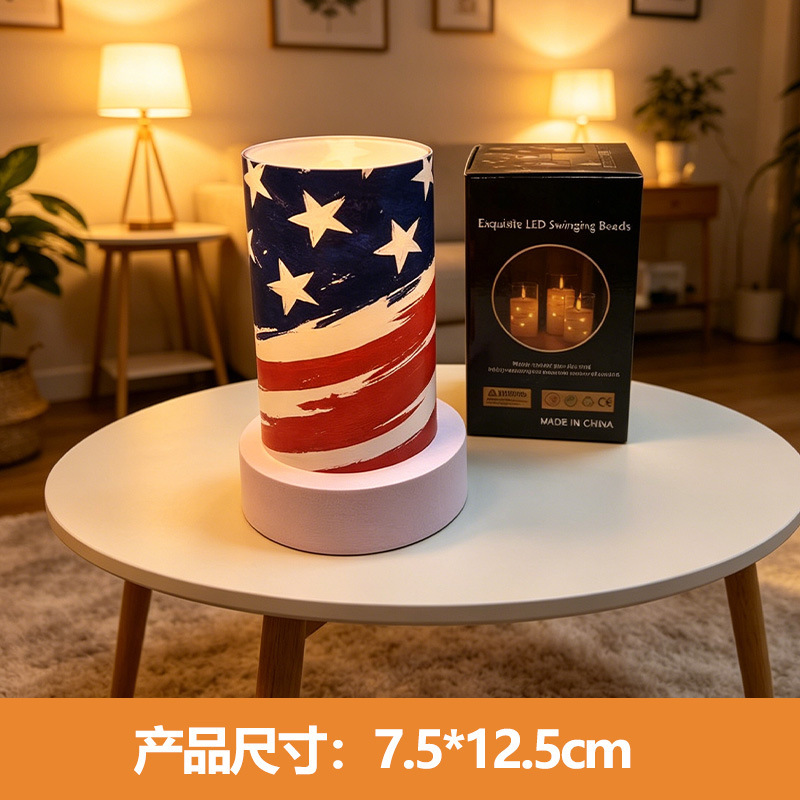 Explosiones transfronterizas LED lámpara de vela electrónica simulación taza de vela de plástico diseño de boda cumpleaños lámpara de vela atmósfera lámpara